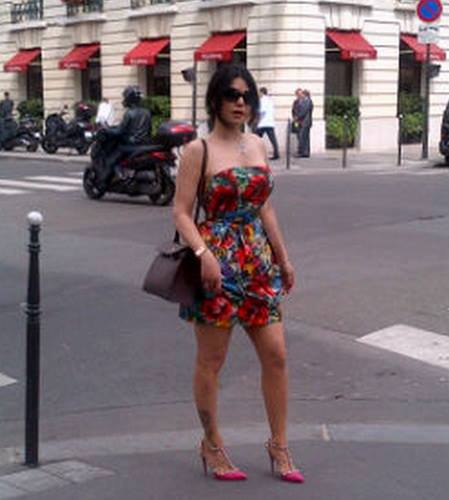 Haifa Wehbe in Paris 